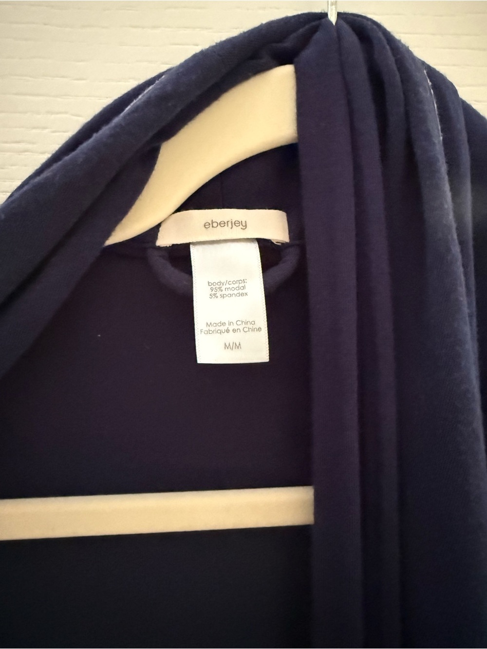 Eberjey Navy Robe - Picture 3 of 5